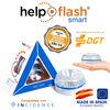 Luz Emergencia Help Flash: Señal V16, Linterna, Homologada Dgt, Con Base Imantada