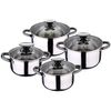 8 Baterias De Cocina San Ignacio Hita  Ac Inox 24 Cubiertos Azul