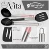 Set Cocina 8 Piezas Inox. + 3 Utensilios Nylon Inducción. ¡completa Tu Menaje!