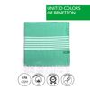 Set 2 Toallas Benetton Hamman 80x165cm 170gsm 100%algodon Verde Casa Benetton