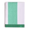 Set 2 Toalla De Playa 90x160cm 450gsm Terry 100%algodon Verde Casa Benetton