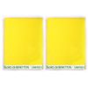 Set 2 Toalla De Playa 90x160cm 380gsm Velour 100%algodon Amarillo Casa Benetton