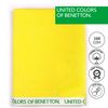 Set 2 Toalla De Playa 90x160cm 380gsm Velour 100%algodon Amarillo Casa Benetton