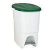 Pack 3 Cubos De Reciclaje De Plástico Denox Pedalbin Ecológico 25l C/u