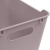 2 Cajas De Almacenamiento Plástico Keeeper Lotta 19,5x14x10 Cm Gris