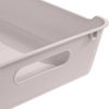 2 Cajas De Almacenamiento Plástico Keeeper Lotta 28x21x6,5 Cm Gris