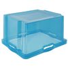 2 Caja De Almacenaje Multiusos Plástico Keeeper Franz 43x35x23 Cm Azul