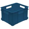 2x Caja De Almacenaje Eurobox Xl, Plástico Eco (pp), 43 X 35 X 24 cm, 28 L, Azul