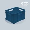 2x Caja De Almacenaje Eurobox Xl, Plástico Eco (pp), 43 X 35 X 24 cm, 28 L, Azul