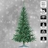 Abeto Navidad Verde 180 Cm + 2 Guirnaldas Led Exterior Con Temporizador