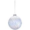 Árbol Navidad 150cm Con 6 Estrellas 6 Bolas Cristal 3 Flores 2 Espumillón Wellhome