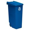 4 Cubos Reciclaje Plástico Wellhome 110l C/u Azul/verde/amarillo/marrón