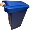 Pack Contenedor Reciclaje Plástico Wellhome 110l C/u Azul/amarillo/marrón