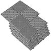 Pack 6 Baldosas Plásticas 1m² Gris Rombo 39,5x39,5x1,7 Cm (38,5x38,5 Neto)