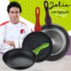 Batería De Cocina 8 Pzas San Ignacio + Juego Sartenes Aluminio Jolie.