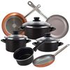 Set Cocina 7pc Magefesa Kenia Acero + Sartenes 18/22/26 San Ignacio Optimum Plus Alum.