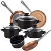 Batería Cocina Acero Magefesa Con 3 Sartenes Al. Prensado San Ignacio Chef Copper