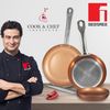 Batería Cocina Acero Magefesa Con 3 Sartenes Al. Prensado San Ignacio Chef Copper