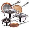 Bateria Cocina San Ignacio Cassel Con 3 Sartenes Bergner Chef Copper Plus