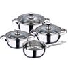 Set Cocina 7 Piezas San Ignacio: Acero Inoxidable Con Sartenes Daimiel Aluminio.