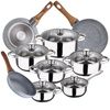 Set Cocina 12 Pzs San Ignacio Cassel Inox Sartenes San Ignacio Daimiel Aluminio 20/24/28cm