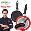 Set Cocina 12 Piezas San Ignacio: Acero Inox. (16/20/24 Cm) Y Navy Red: Aluminio.