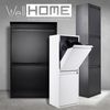 Papelera De Reciclaje De 2 Cubos Acero Wellhome Eco-home 17l C/u Negro