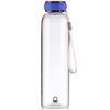 Set De 3 Botellas De Agua Con Tapa Azul Borosilicato Casa Benetton 550 Ml C/u