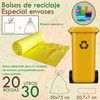 100 Bolsas De Basura Polietileno Wellhome Classic Bag 50x75 Cm 30l Amarillo