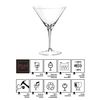 Set 6 Copas Coctel Cristal Bergner Barware 35 Cl Transparente