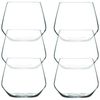 Set 6 Vasos De Agua 38 Cl De Cristal Colección Barware Cristal Bergner Wine Mp  Transparente