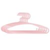 12 Perchas Infantiles De Polipropileno Wellhome 28,3x0,4x13,5 Cm Rosa