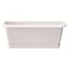 3x Jardinera Respana Soporte Plastico Blanco 78,6x18,4x14,5cm