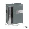 2x Caja De Almacenamiento Color Verde Con Medidor  Para Verter: Caja 1kg + Caja 3kg