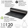 Contenedor Wellhome Reciclo 110 Litros, Cerrado Con Tapa, Ideal Para Reciclaje De Vidrio, Con Ruedas + 3x Bolsas De Basura De 10 Unidades|ø51,5x67 Cm