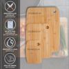 Pack Batería De Cocina 5 Piezas + Set De 3 Tablas De Corte En Bambú