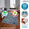 Alfombra De Poliester Estampada 80 X 120cm Modelo Wh1012 Multicolor