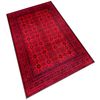 Alfombra De Poliester Estampada 100 X 150cm Modelo Wh1011 Rojo