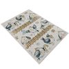 Alfombra De Poliester Estampada 100 X 200cm Modelo Coldbird Multicolor