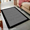 Alfombra De Poliester Estampada 100 X 200cm Modelo Wh1010 Gris