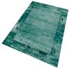 Alfombra De Poliester Estampada 100 X 200cm Modelo Wh1018 Aguamarina