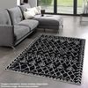 Alfombra De Poliester Estampada 140 X 220cm Modelo Battlefield Negro