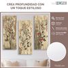 Pintura Decorativa En Mdf 3 Piezas  Wellhome 70 X 50 Cm