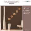 Pintura Decorativa En Mdf De 5 Piezas. Well Home