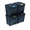 2 Pack De 4 Cubos De Reciclaje De Plastico Prosperplast Sortibox Antracita