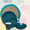 Set De Mesa Azul Pato Wellhome.