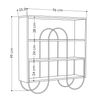 Estantería Aglomerado Wellhome  96 X 99 X 25,5 Cm