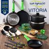 Set 7 Fiambreras Verde San Ignacio Vitoria 400, 320, 520, 800ml.