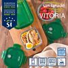 Set 7 Fiembreras Herméticas De Borosilicato San Ignacio Vitoria Verde