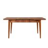 Mesa De Comedor Con Opcion De Abrirse Madera Wellhome 129x75x80 Cm Nogal